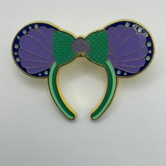 Disney Pin Ariel The Little Mermaid Princess Ears Headband Loungefly 2025 H2