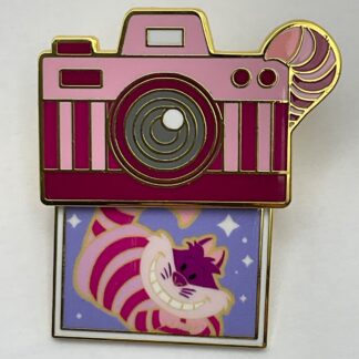 Disney Pin Cheshire Cat Camera Polaroid Slider Loungefly G6