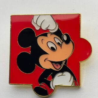 Disney Pin Mickey Mouse Red Puzzle G3