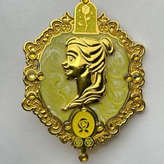 Disney Pin Monogram Belle Jeweled Princess Gold Portrait Cameo Mystery G9