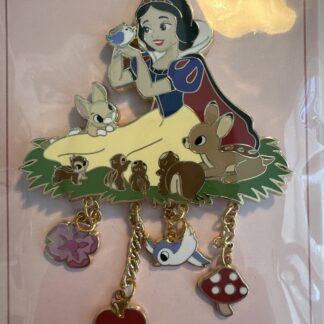Disney Pins Blog Snow White and Forest Friends Dangle Pin LE200 (B)