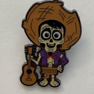 Disney Pixar Loungefly Coco Chibi Hector Holding Guitar Metal Enamel Pin (A8)