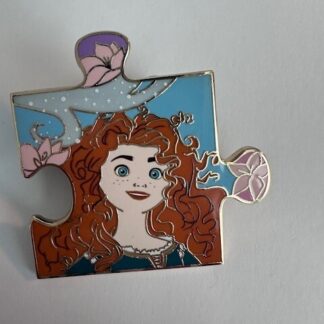 Disney Princess Puzzle Piece Connection Mystery Pin Merida Brave Chaser LE150 D2