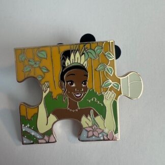 Disney Princess & the Frog Character Connect Puzzle Piece Mystery Tiana Pin (D2)