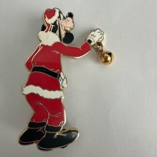 Disney Soda Fountain Christmas Collection Santa Goofy Jingle Bell PinLE 300 (D0)