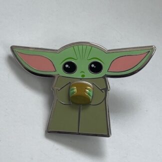 Disney Store Grogu Baby Yoda Drinking Cup Pin (E3)
