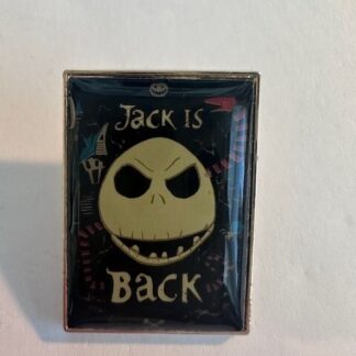 Disney The Nightmare Before Christmas Jack (Skelington) Is Back Black Pin (D8)