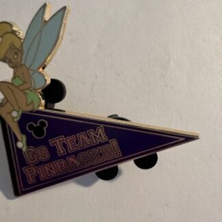 Disney Tinkerbell Go Team PinBacks PTU 08' Limited Edition Collectible Pin (C8)