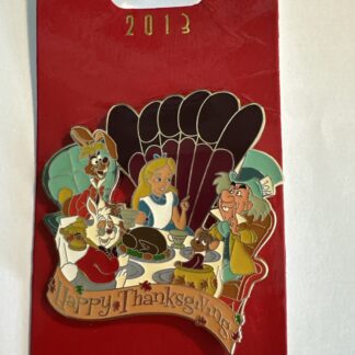 Disney WDI Alice in Wonderland Mad Hatter Happy Thanksgiving 2013 LE 250 Pin