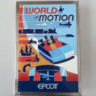 Disney WDI MOG Epcot Center Jumbo Poster Pin - World of Motion - LE 250 (E7)
