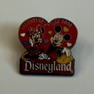 Disneyland Mickey & Minnie Valentines Day 2001 LE Disney Pin (A2)