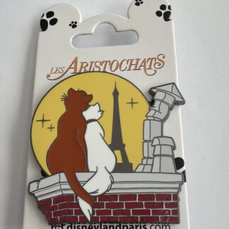 Disneyland Paris DLP Duchess and O'Malley Eiffel Tower Aristocats Disney Pin B