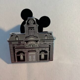 Disneyland Tiny Kingdom Series 1 Mystery Edition 1 City Hall Disney Pin LR (C5)