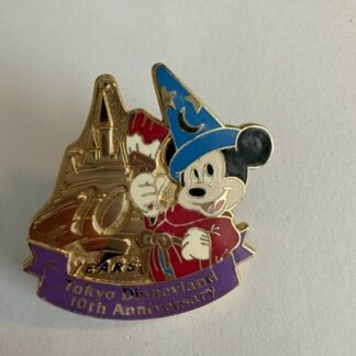 Disneyland Tokyo Sorcerer Mickey 10th Anniversary Pin (C5)