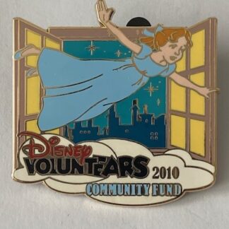 Disneyland Voluntears 2010 Community Fund Peter Pan Wendy Disney Pin (A3)