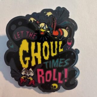 Donald As A Devil Chip Dale Let The Ghoul Times Roll Halloween Disney Pin (D7)
