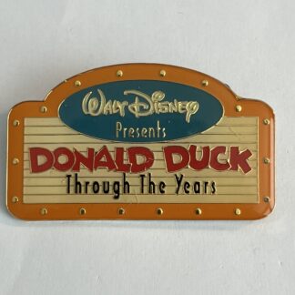 Donald - Logo Pin - Through the Years Framed Set LE1934 - Disney FLAWED (A7)