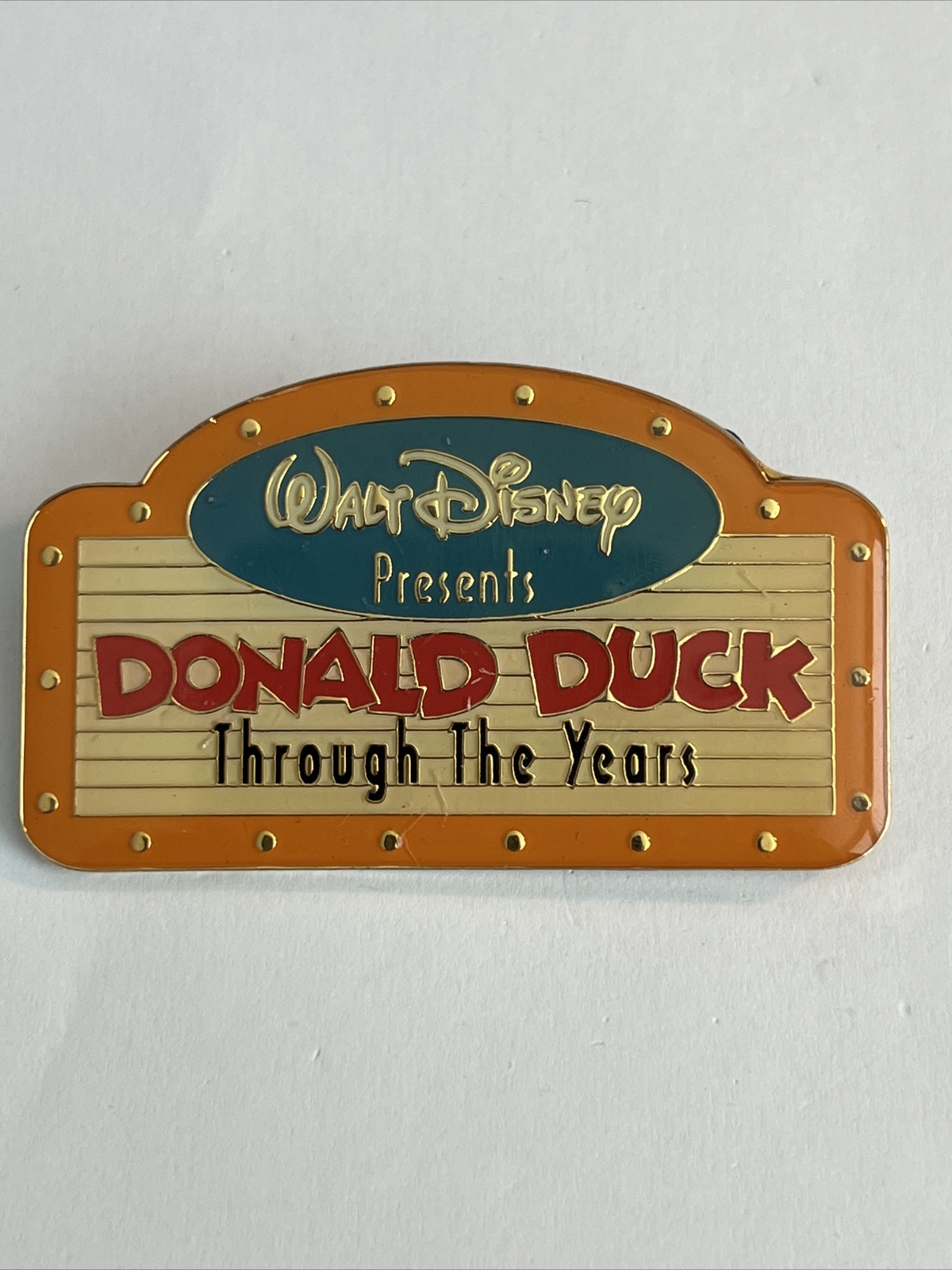 Donald - Logo Pin - Through the Years Framed Set LE1934 - Disney FLAWED (A7)