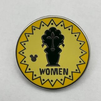 Enchanted Tiki Room Women Restroom Bathroom Sign Hidden Mickey Disney Pin G9