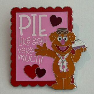 Fozzie Bear Pie Like You Very Much - Valentine's Day 2026 Muppets Disney Pin H9
