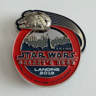 Galaxy’s Edge Landing 2019 Millenium Falcon Passholder Star Wars Disney Pin E1