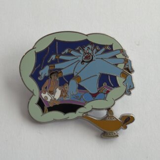 Genie Aladdin and Abu - Aladdin 30th Anniversary - Mystery 2022 Disney Pin H5