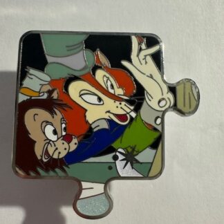 Gideon and Foulfellow Pinocchio Character Connection Puzzle 2022 Disney Pin E7