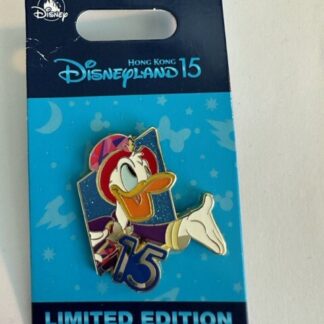 HKDL 15th Anniversary Donald Duck LE Disney Pin (B)