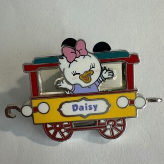 HKDL Caboose Train Happy Days Daisy Mystery Hong Kong Disney Pin (B4)
