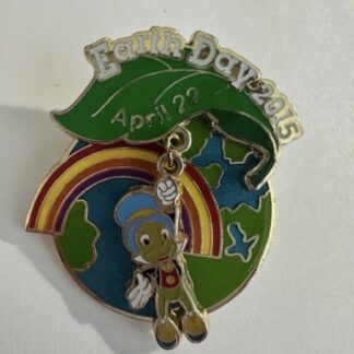 HKDL Earth Day 2015 Jiminy Cricket LE 500 Pinocchio Disney Pin (B9)