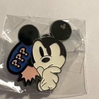 HKDL Emoji Mickey Pin Set Hidden Mickey Mickey Thinking Question Disney Pin (B8)