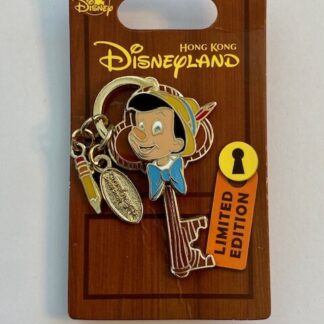 HKDL Hong Kong 2019 Monthly Key Pinocchio LE400 Disney Pin (B)