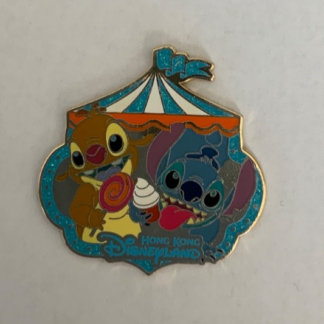 HKDL Hong Kong Carnival 2020 Ice Cream Lolipop Stitch Reuben Red Disney Pin H1