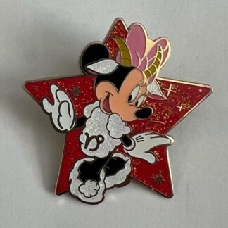 HKDL Hong Kong Constellation Zodiac Minnie Mouse Red Star Disney Pin (B4)