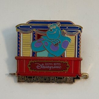 HKDL Hong Kong Train Series Sulley Monsters Inc Kitty LE Disney Pin (B4)