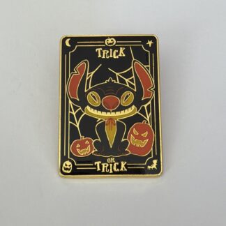 HKDL Hong Kong Trick or Trick Halloween Mystery Stitch Pumpkins Disney Pin G9