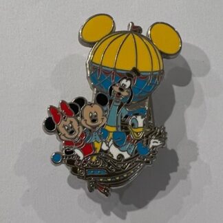 HKDL Mickey And Friends In Flight Of Fantasy Parade Disney Pin (A1)