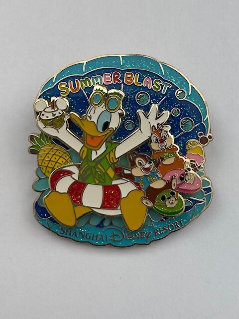 HKDL Pin Trading Carnival 2018 Donald Chip Dale Summer Blast LE 800 (B6)