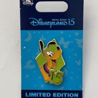 HKDL Pluto 15th Anniversary LE 500 Disney Pin  (B)
