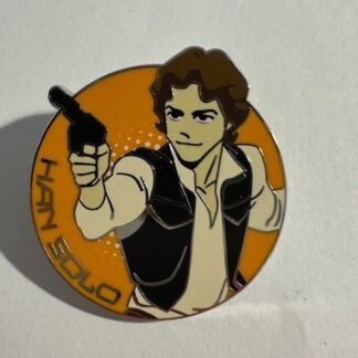 Han Solo - Holding Blaster - Star Wars - Anime Mystery 2024 Disney Pin D6