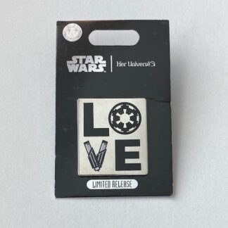 Her Universe Star Wars Love Imperial Logo Lightsaber LR Disney Pin B