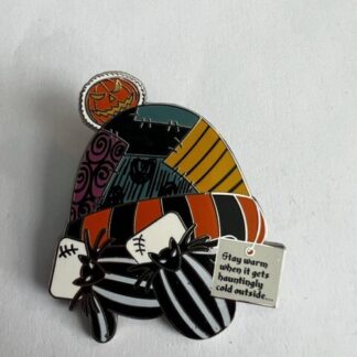 Holiday 2019 Stocking Stuffers Jack Sally Hat And Mittens Disney Pin (C3)