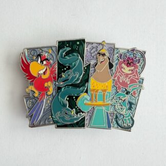 Iago, Flotsam, Jetsam, Kronk, Pain and Panic - Evil Sidekicks 2022 Disney Pin H5