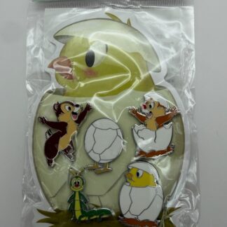 JDS Japan Chip Dale Easter Spring Egg Chick Caterpillar Set Disney Pin B