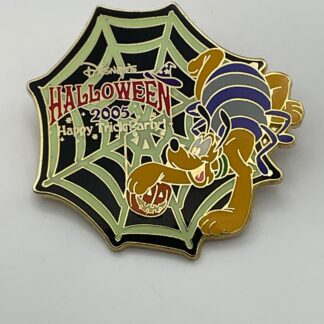 Japan Disney Store JDS Halloween 2005 Happy Trick Party Spider Pluto Pin D9