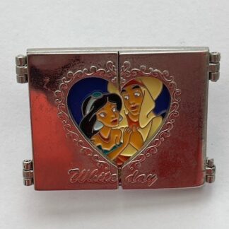 Japan LE 1500 M&P White Day 2002 Aladdin and Jasmine Disney Pin (A6)