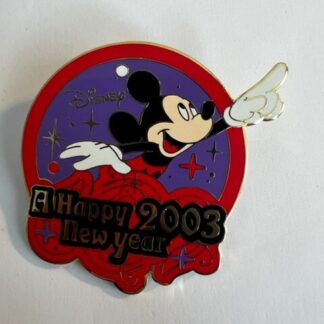 Japan Mickey Mouse A Happy New Year 2003 Ito Yokado LE Disney Pin (C1)