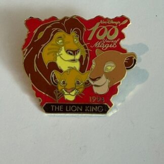 Japan Simba Sarabi Mufasa The Lion King - 100 Years of Magic 2001 Disney Pin E4