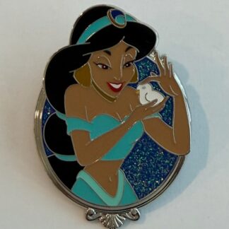 Jasmine with a Dove Princess Portraits Series 2025 Glitter Aladdin Disney Pin H6