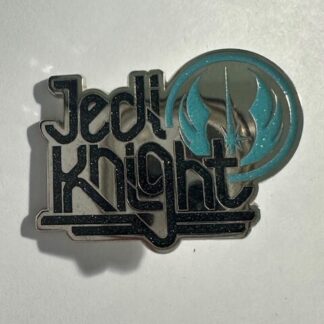 Jedi Knight Star Wars Text With Jedi Order Symbol Disney Pin (E8)